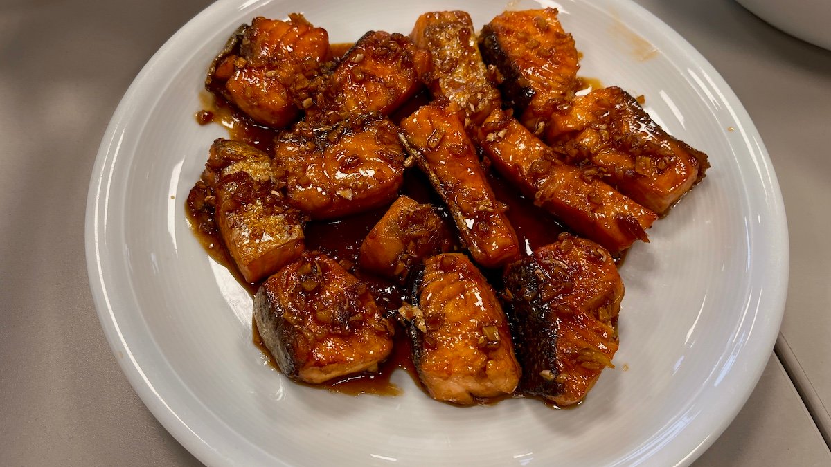 Glasierter Lachs à la K-Pop Style – Lachs Bulgogi