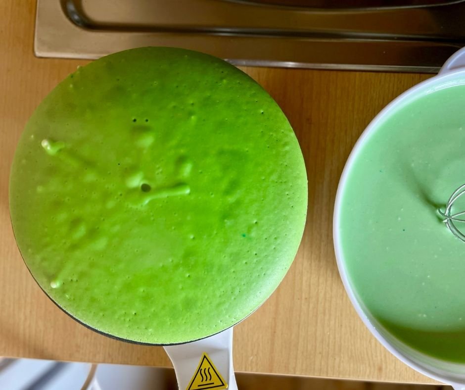 koreanischer Reiskuchen süß – Bukkumi ohne Kleben