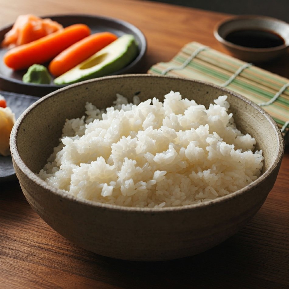 Perfekter Sushi Reis ohne Reiskocher; Quellen lassen