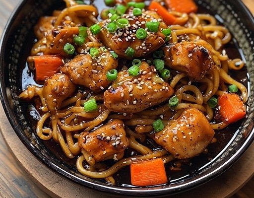 Koreanisches Hähnchen Jjimdak Rezept